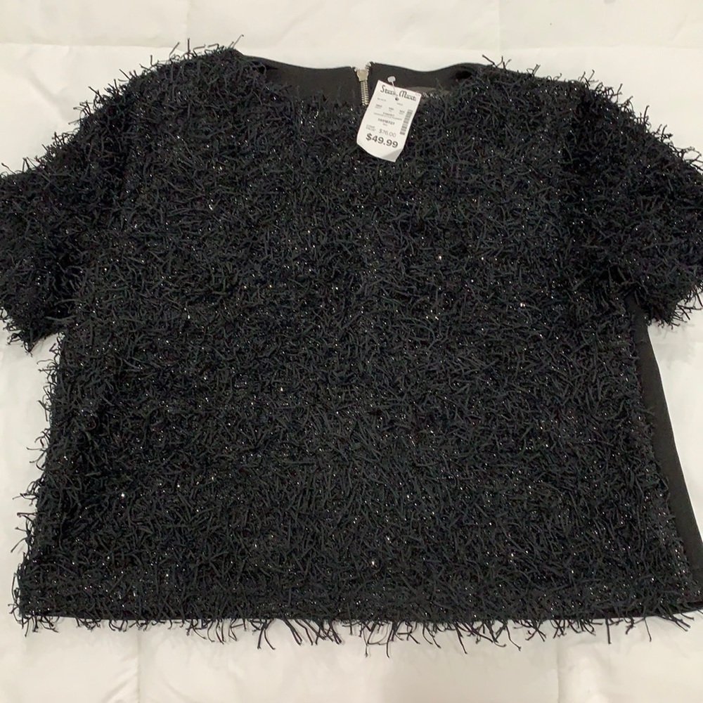 Black sparkly top